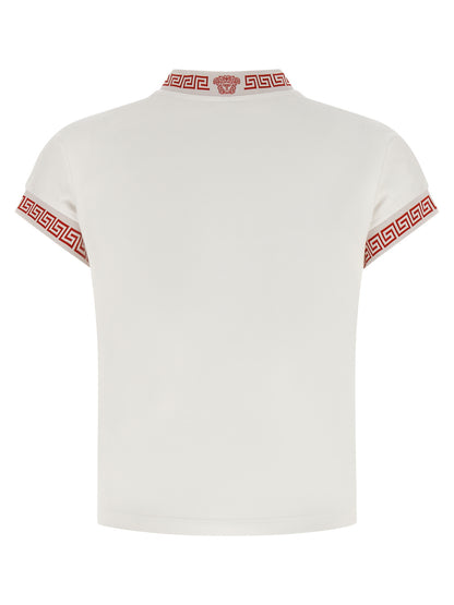 Versace Multicolor Cotton T-Shirt in Red