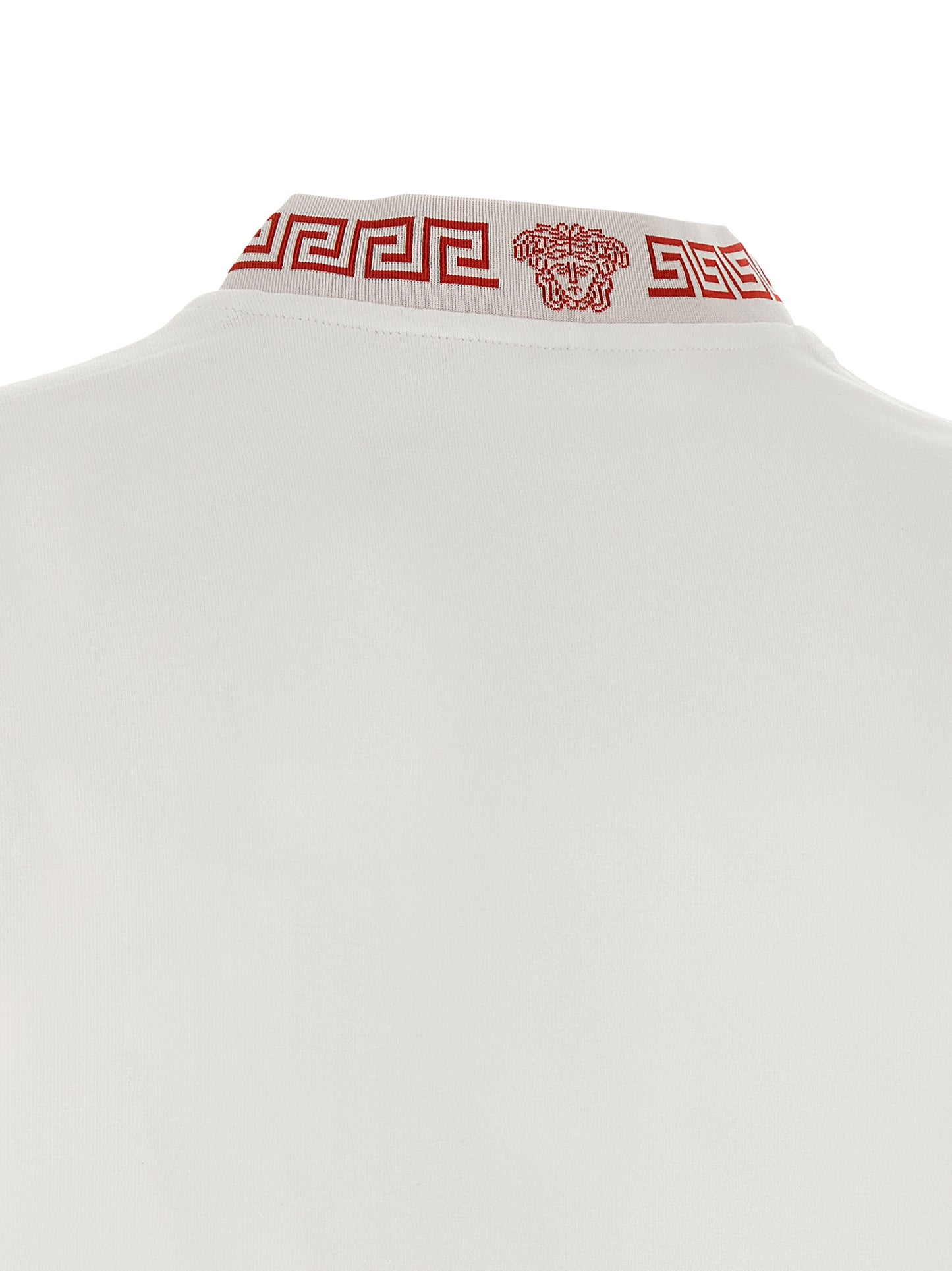 Versace Multicolor Cotton T-Shirt in Red