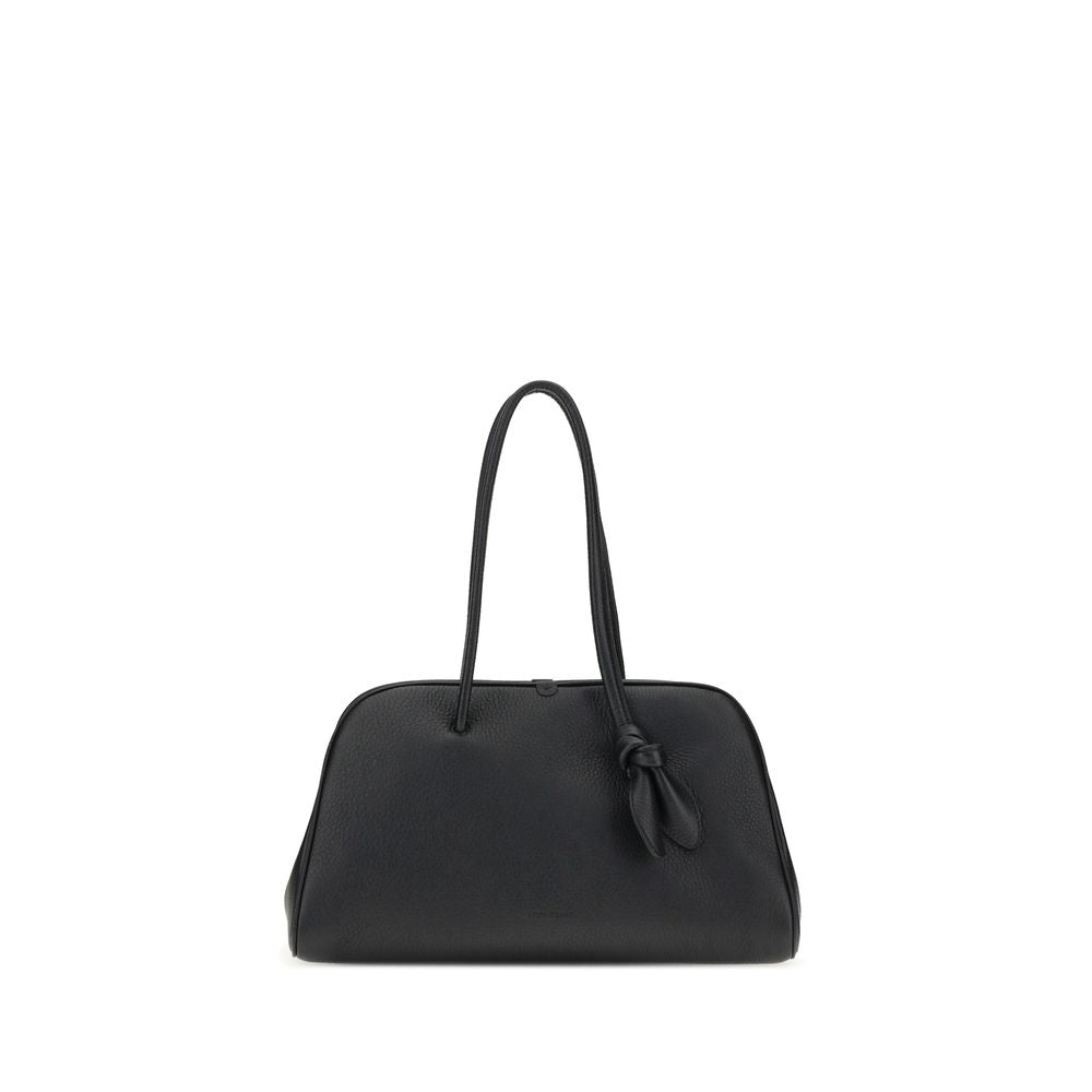 Jacquemus Black Calf Leather Bos Taurus Il Turismo Shoulder Bag