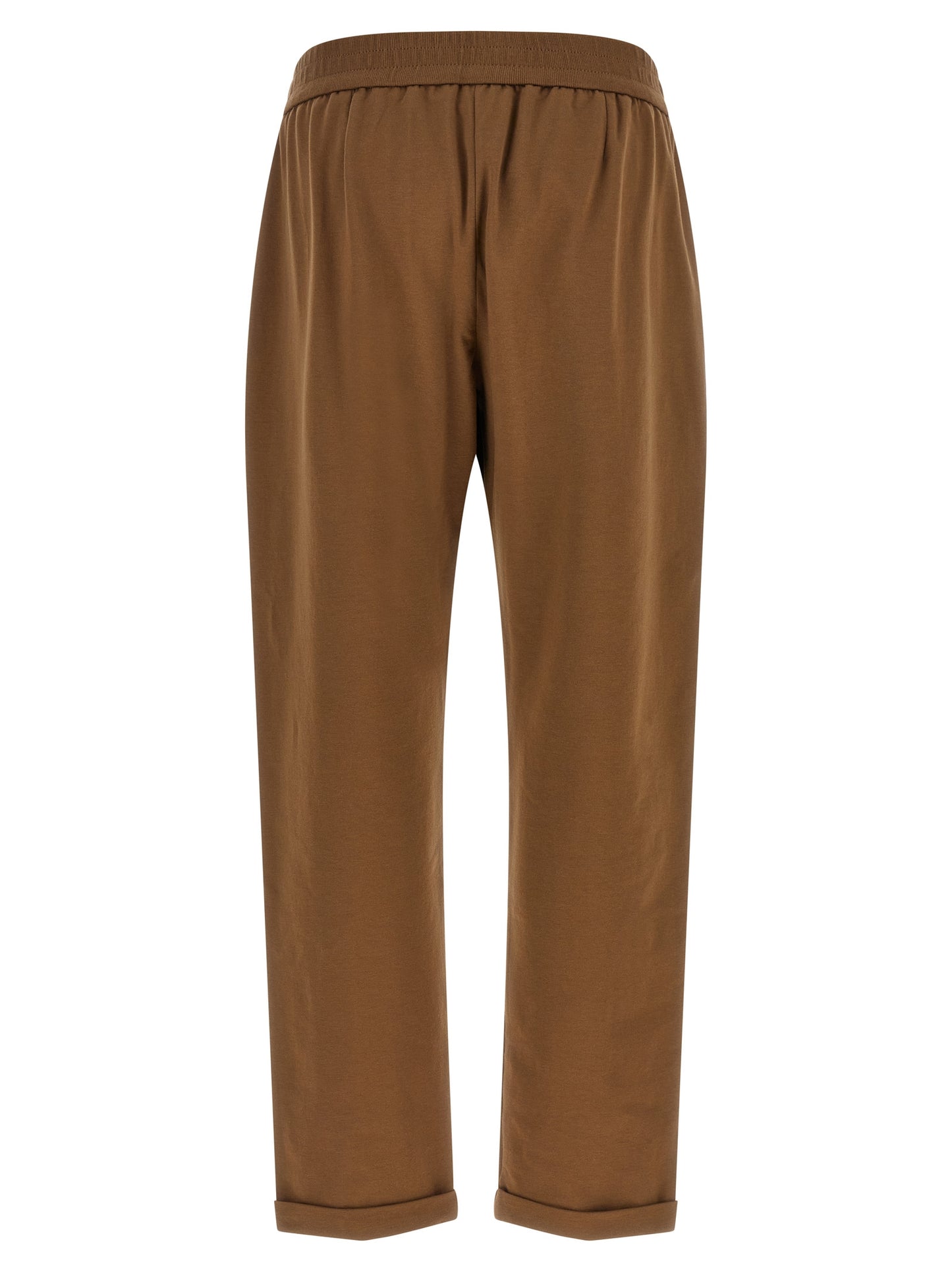 Brunello Cucinelli Brown Cotton Joggers