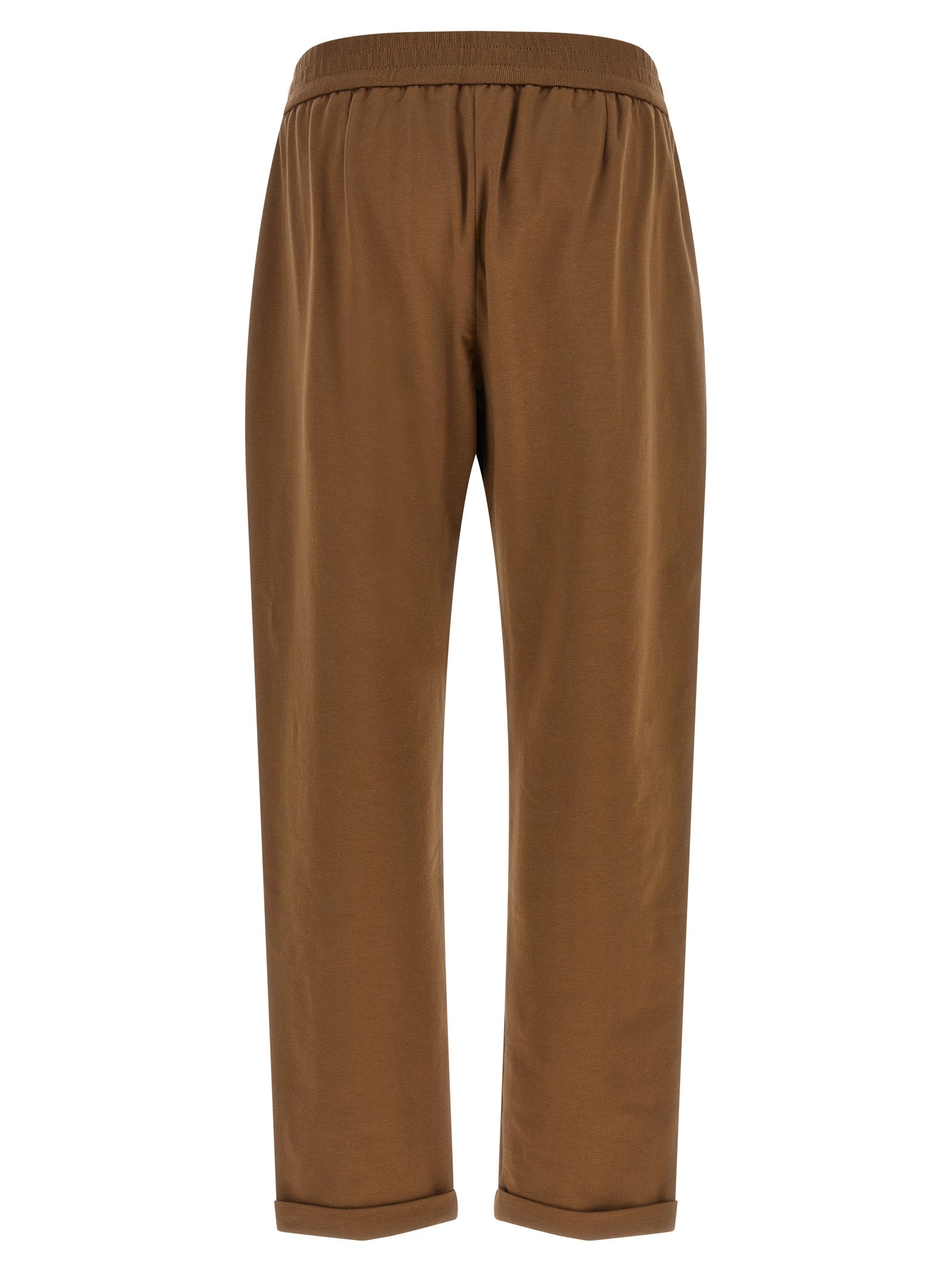 Brunello Cucinelli Brown Cotton Joggers