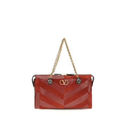 Valentino Garavani Multicolor Calf Leather Panthea Medium Shoulder Bag