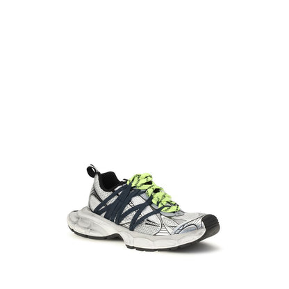 Balenciaga Gray / Neon Yellow 3XL Interlace Sneakers