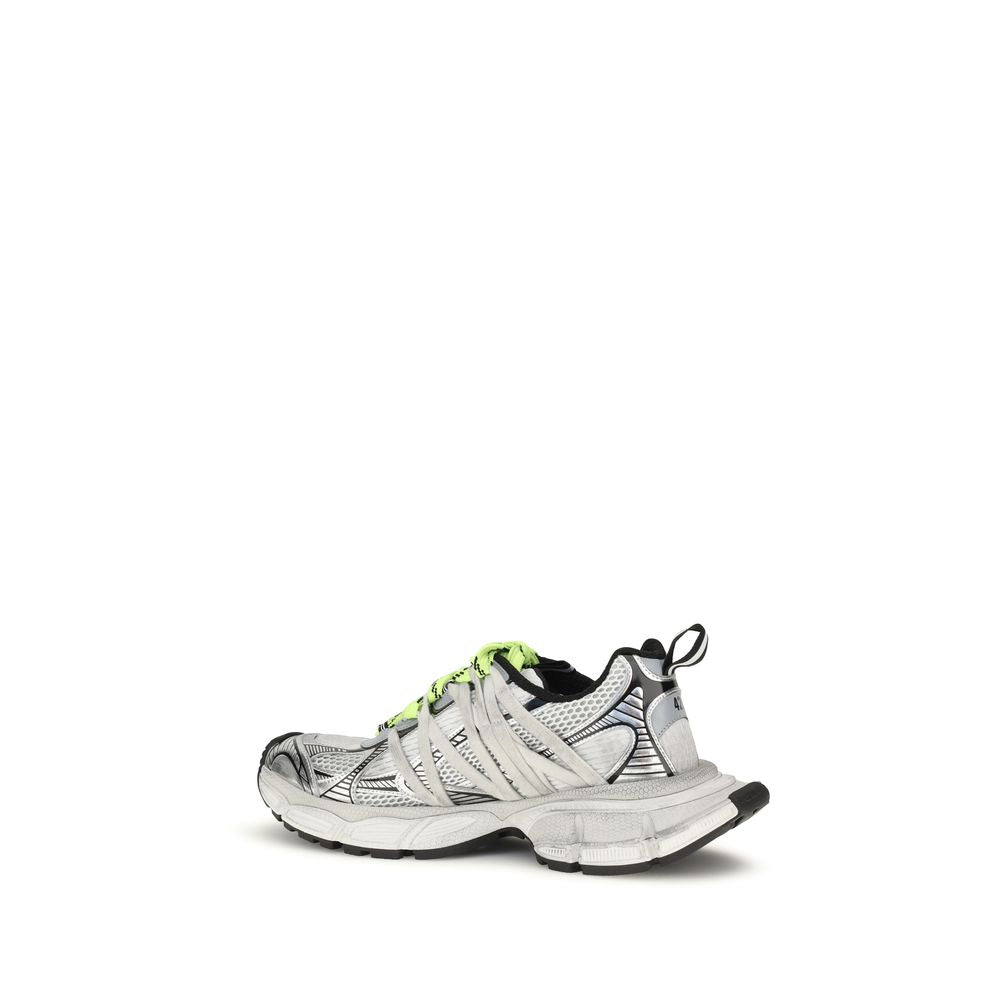 Balenciaga Gray / Neon Yellow 3XL Interlace Sneakers