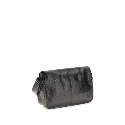 Balenciaga Black Lamb Leather Small Le City Shoulder Bag