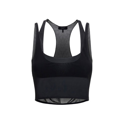 Gucci Black Light Crêpe Jersey Bralette Top