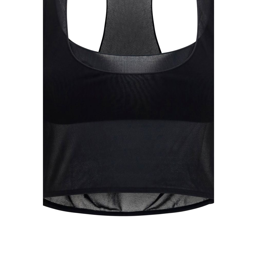 Gucci Black Light Crêpe Jersey Bralette Top
