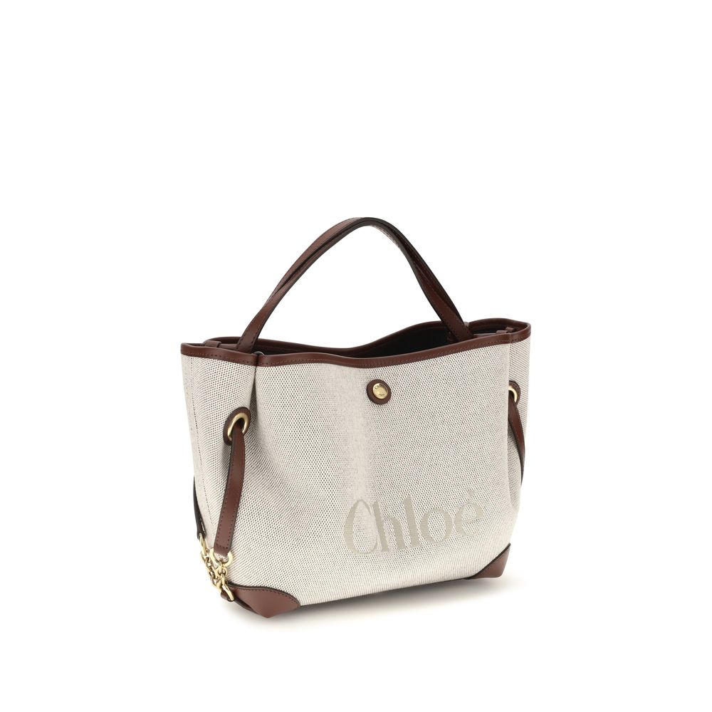 Chloé Beige Clover Handbag