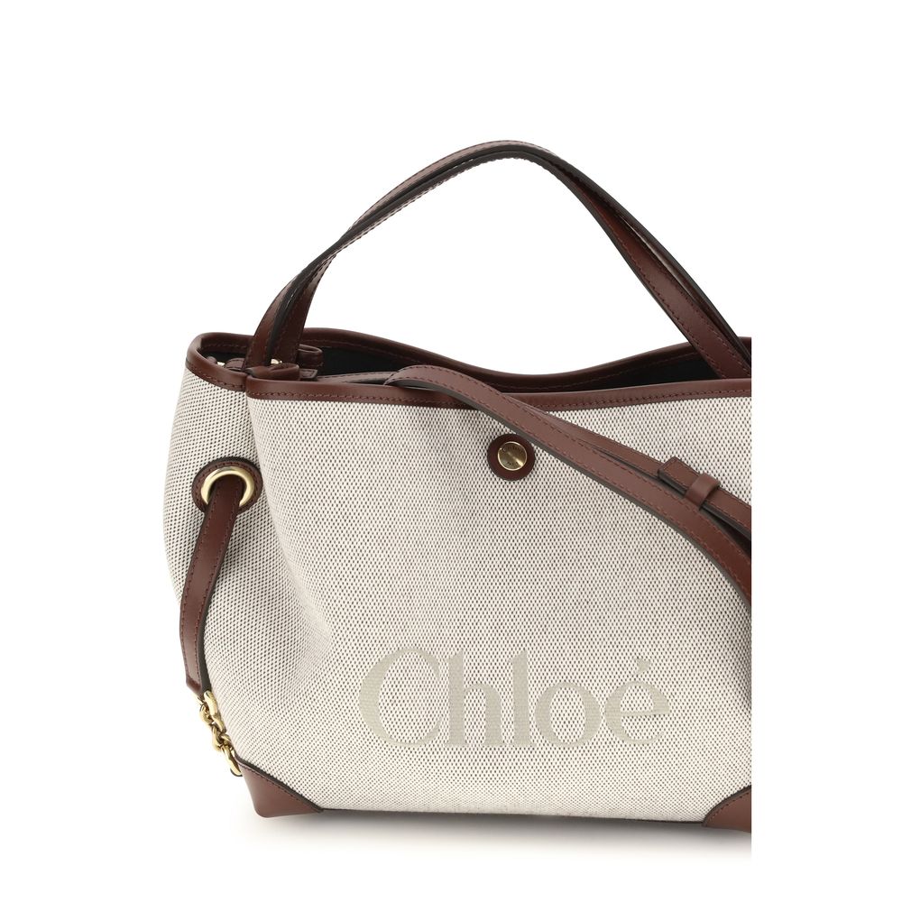Chloé Beige Clover Handbag