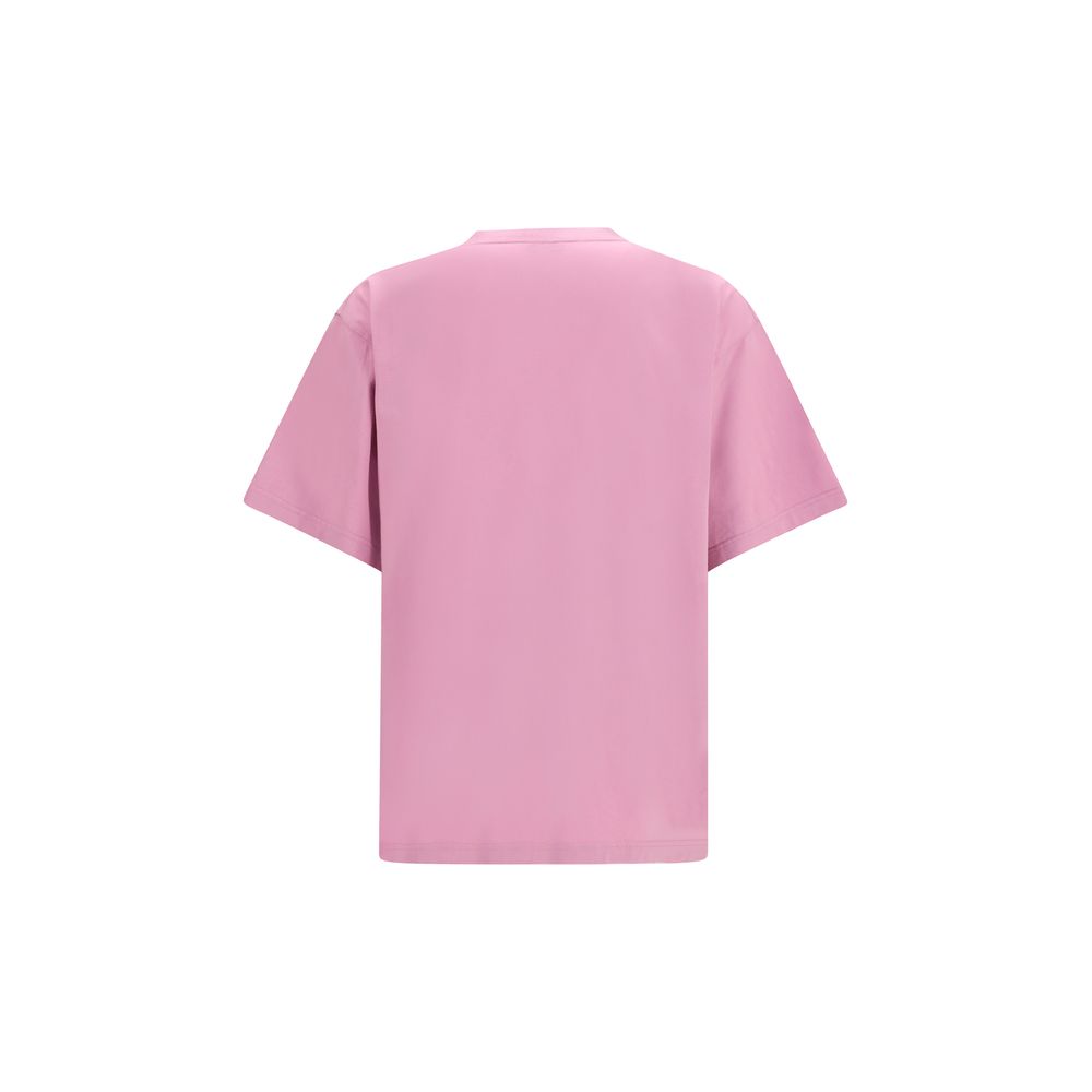 Balenciaga Vintage Surfer Oversized Cotton T-Shirt in Old Pink