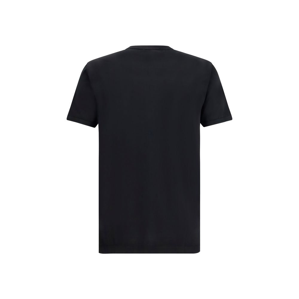 Dolce & Gabbana Black Cotton T-Shirt for Men