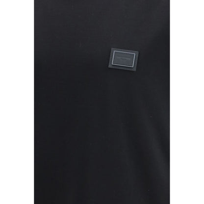 Dolce & Gabbana Black Cotton T-Shirt for Men