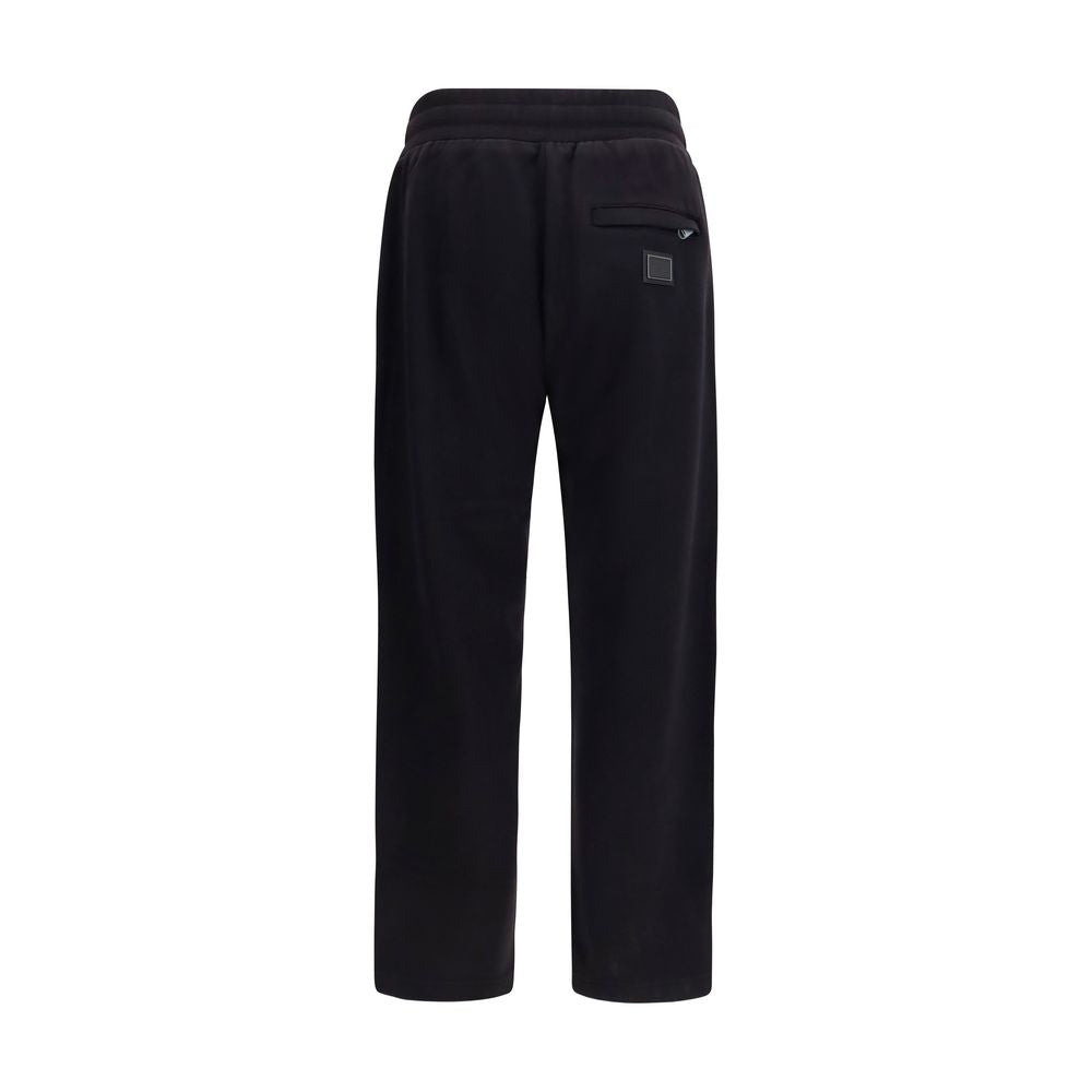 Dolce & Gabbana Black Cotton Joggers for Men
