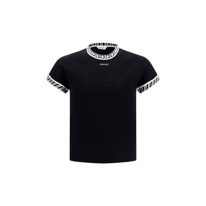 Versace Black Cotton T-Shirt IT46 | S, IT50 | L