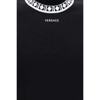Versace Black Cotton T-Shirt IT46 | S, IT50 | L