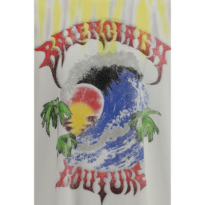 Balenciaga Extreme Tie Dye Cotton T-Shirt - Medium Fit