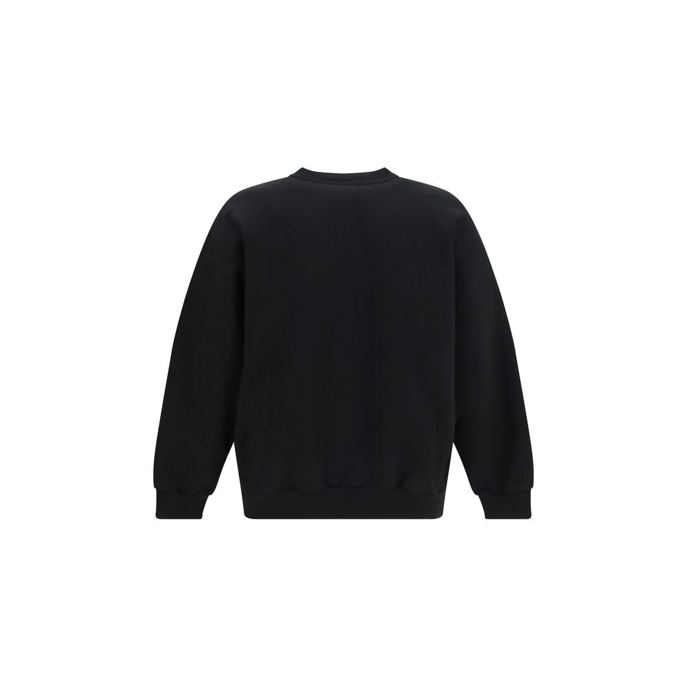 Balenciaga Black Printed Cotton Sweatshirt