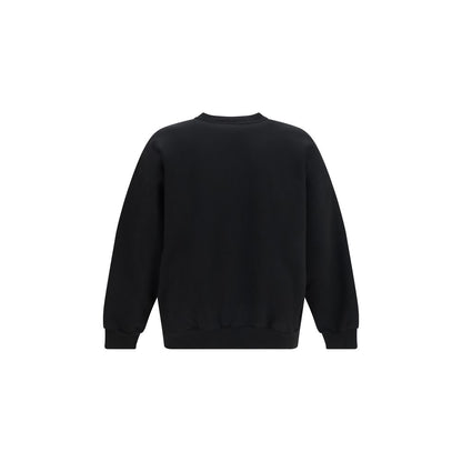Balenciaga Black Printed Cotton Sweatshirt
