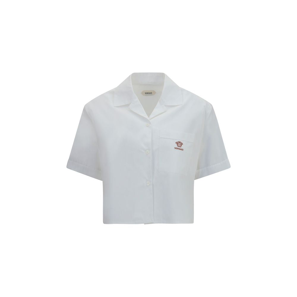 Versace White Cotton Dress Shirt IT40 | M