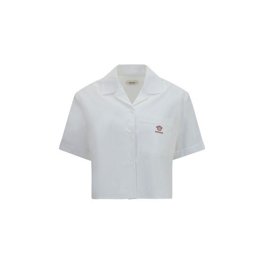 Versace White Cotton Dress Shirt IT40 | M