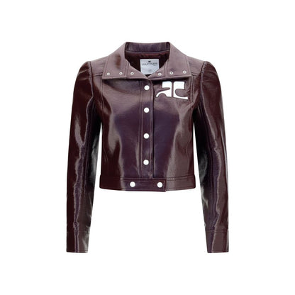 Courrèges Reedition Vinyl Jacket Bordeaux