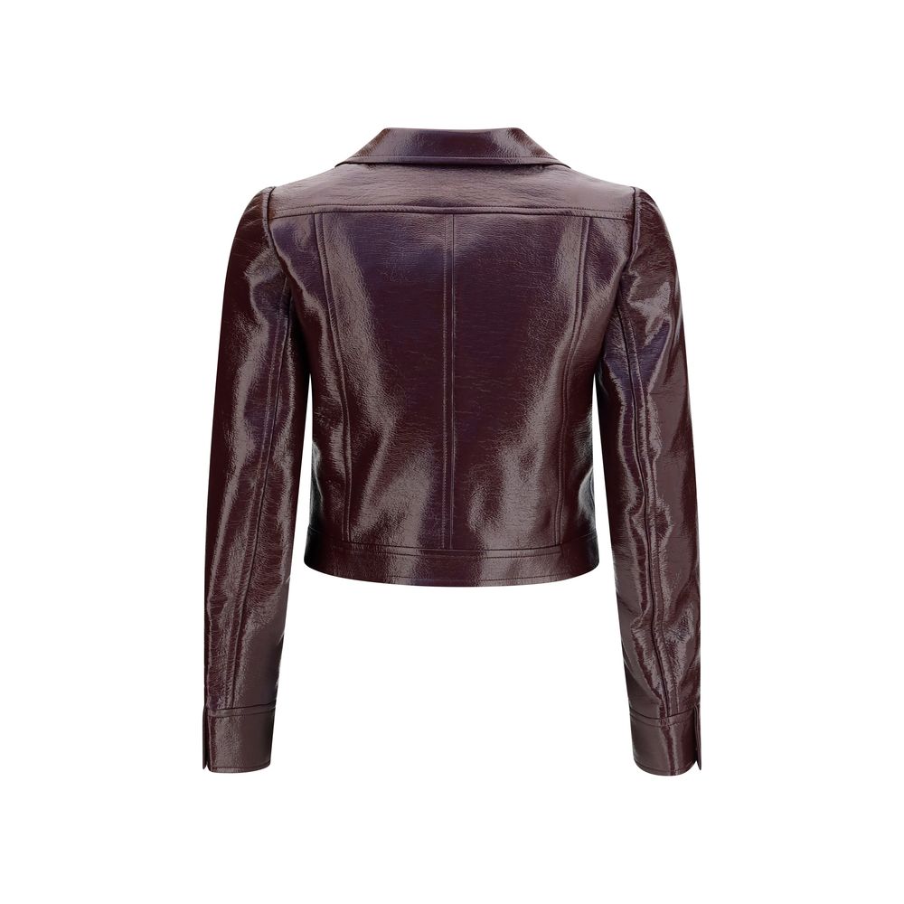 Courrèges Reedition Vinyl Jacket Bordeaux