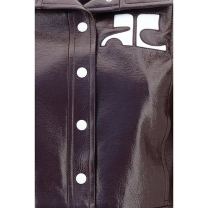 Courrèges Reedition Vinyl Jacket Bordeaux
