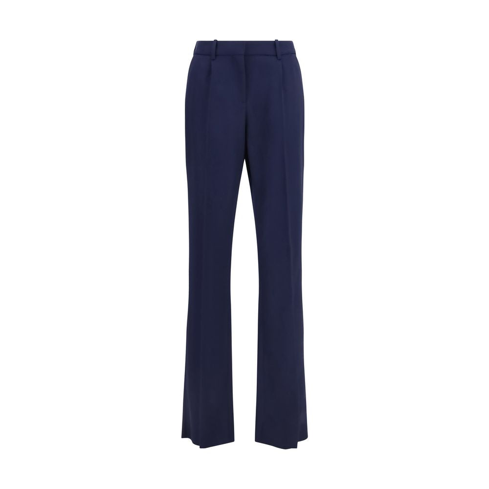 Balenciaga Blue Wool Slim Tailored Pants