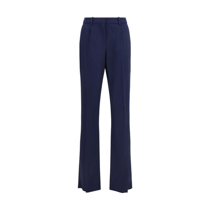 Balenciaga Blue Wool Slim Tailored Pants