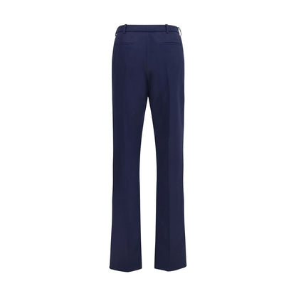 Balenciaga Blue Wool Slim Tailored Pants