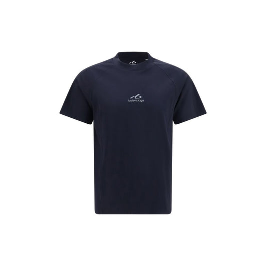 Balenciaga Blue Techwear Short-Sleeve T-Shirt
