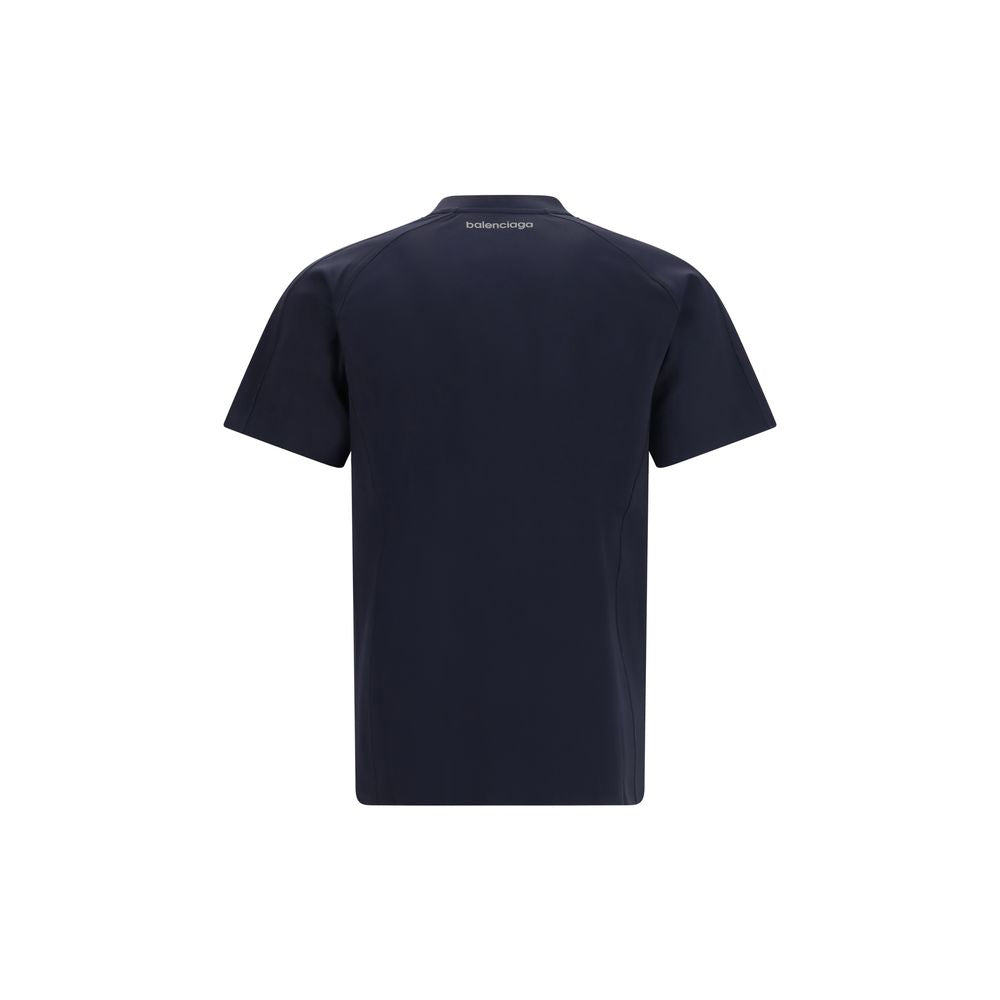 Balenciaga Blue Techwear Short-Sleeve T-Shirt