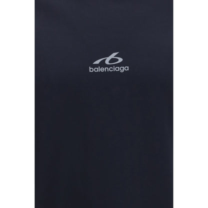 Balenciaga Blue Techwear Short-Sleeve T-Shirt