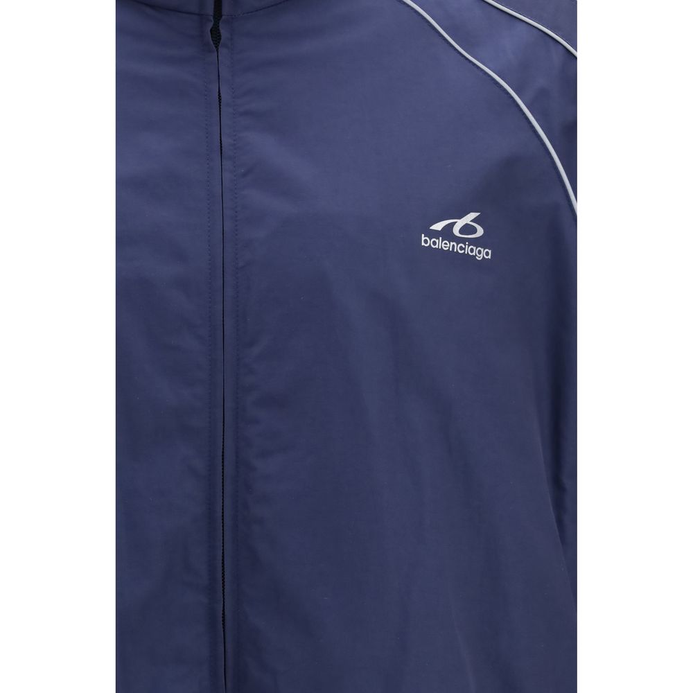 Balenciaga Blue Bodys Tracksuit Shell Jacket Top
