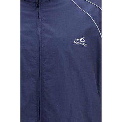 Balenciaga Blue Bodys Tracksuit Shell Jacket Top