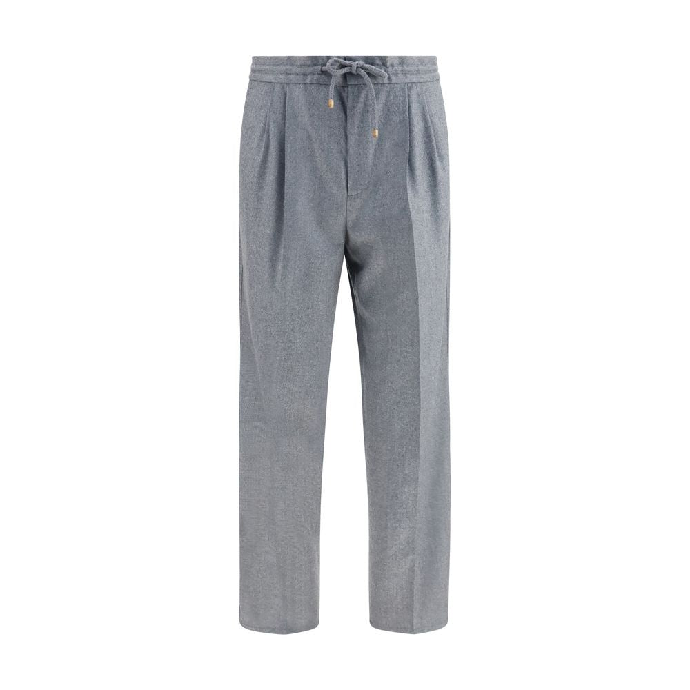 Brunello Cucinelli Gray Wool Pants