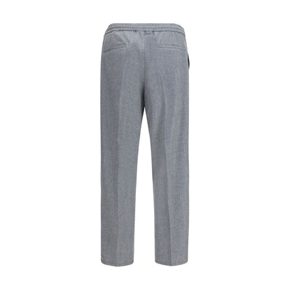 Brunello Cucinelli Gray Wool Pants