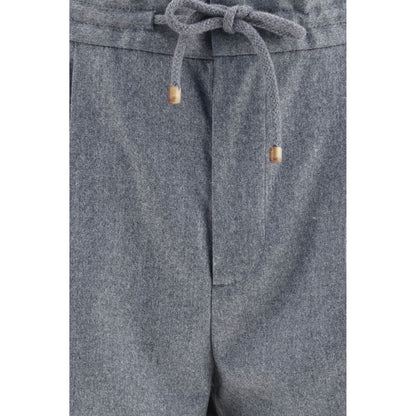 Brunello Cucinelli Gray Wool Pants