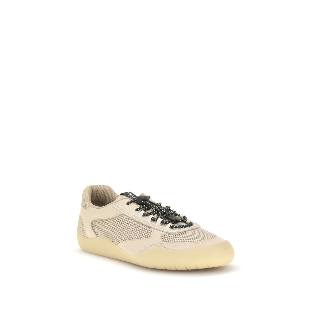 Prada Speedrock Sneakers in Beige Polyester