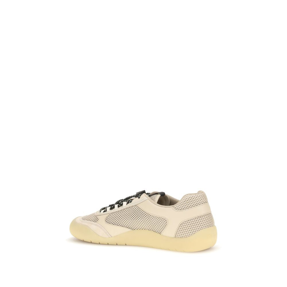 Prada Speedrock Sneakers in Beige Polyester