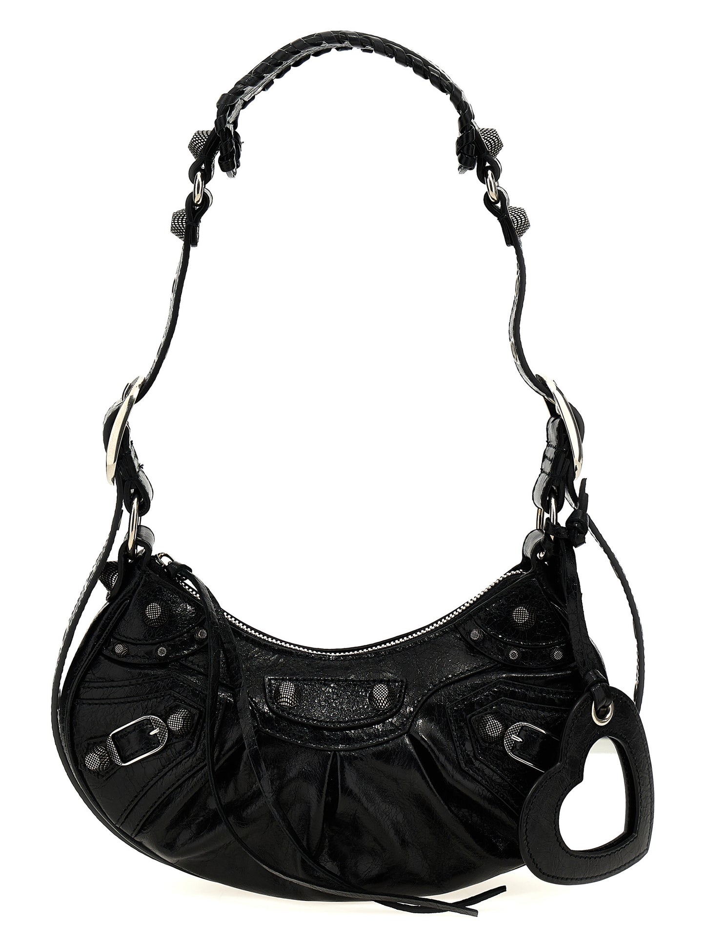 Balenciaga Arena Le Cagole XS Black Lamb Leather Crossbody Bag