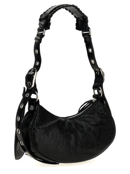 Balenciaga Arena Le Cagole XS Black Lamb Leather Crossbody Bag