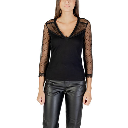 Morgan De Toi Black Polyester Blouse 252-THAISA