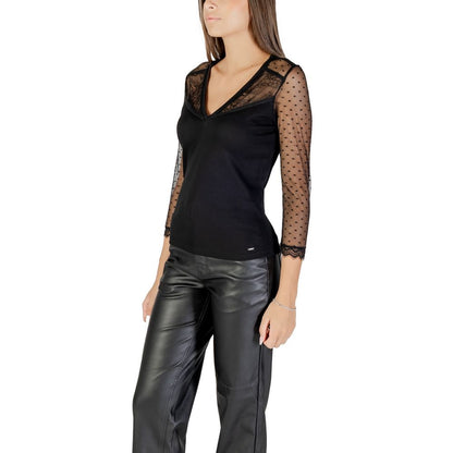 Morgan De Toi Black Polyester Blouse 252-THAISA