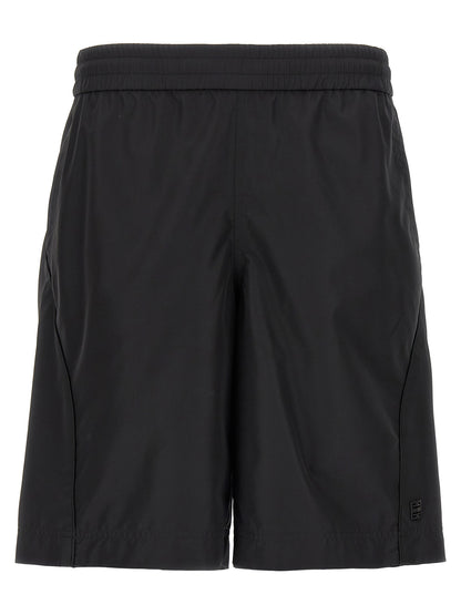 Givenchy Black Polyester Bermuda Shorts