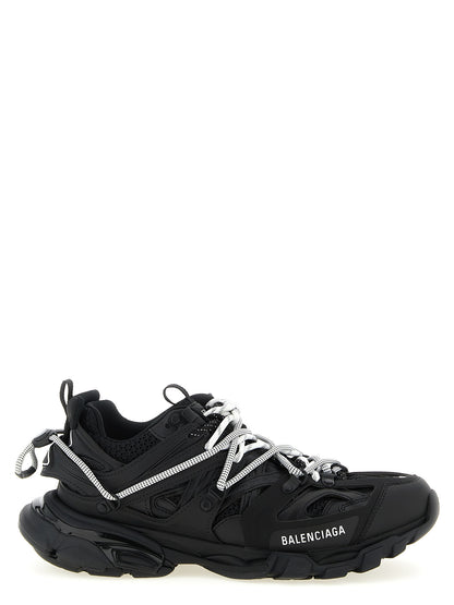 Balenciaga Track Trail Laces Black Polyethylene Athletic Sneakers EU45/US12