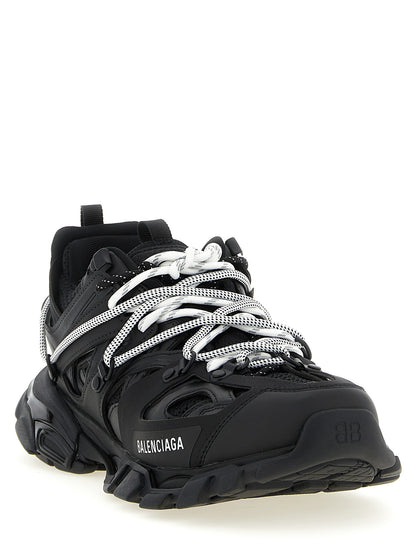 Balenciaga Track Trail Laces Black Polyethylene Athletic Sneakers EU45/US12