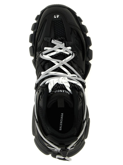 Balenciaga Track Trail Laces Black Polyethylene Athletic Sneakers EU45/US12