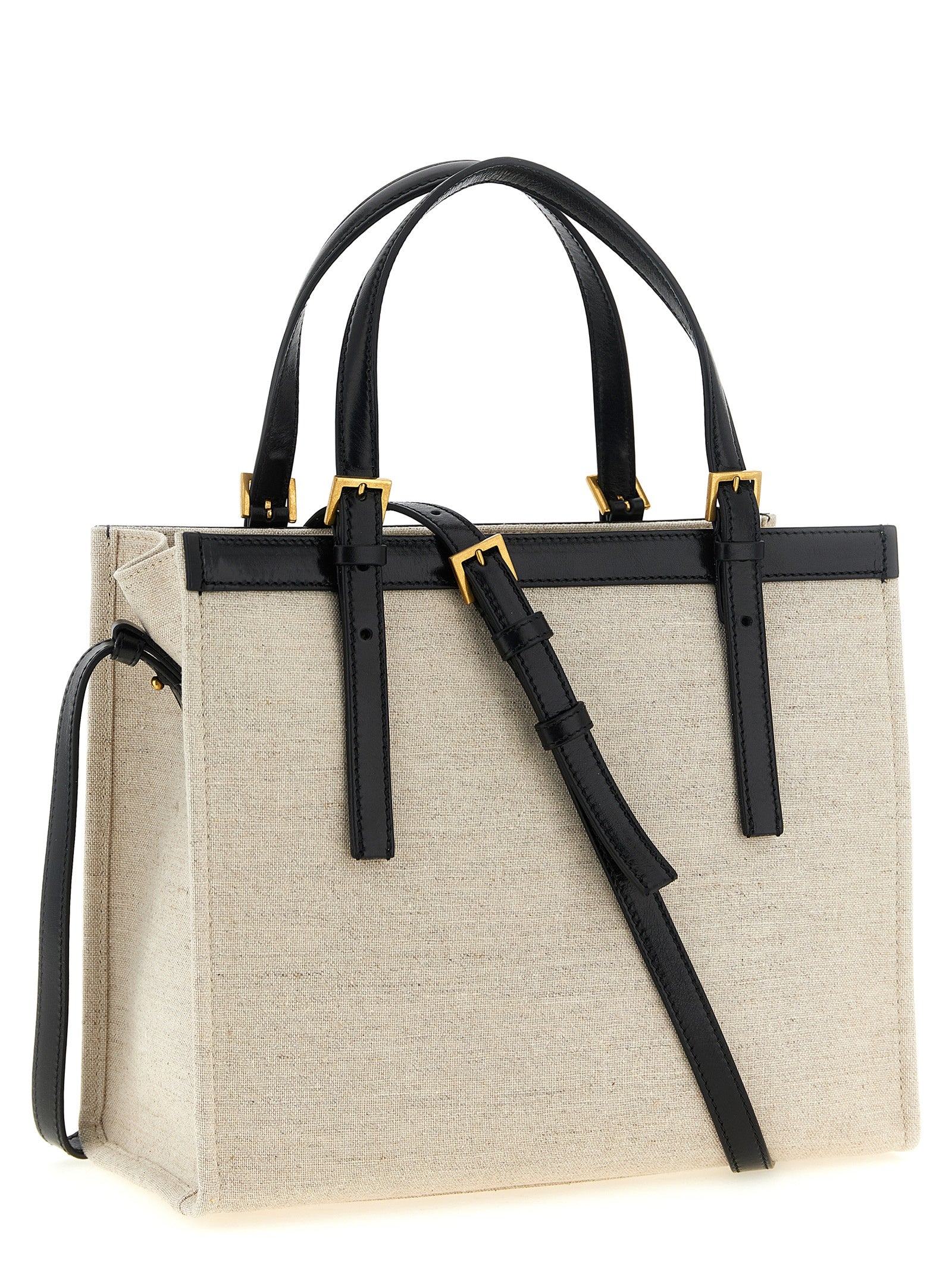 Versace Medium Rivière Beige Leather Tote Bag