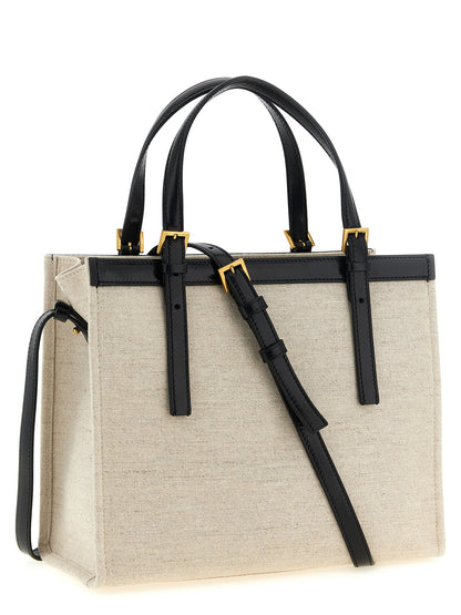 Versace Medium Rivière Beige Leather Tote Bag